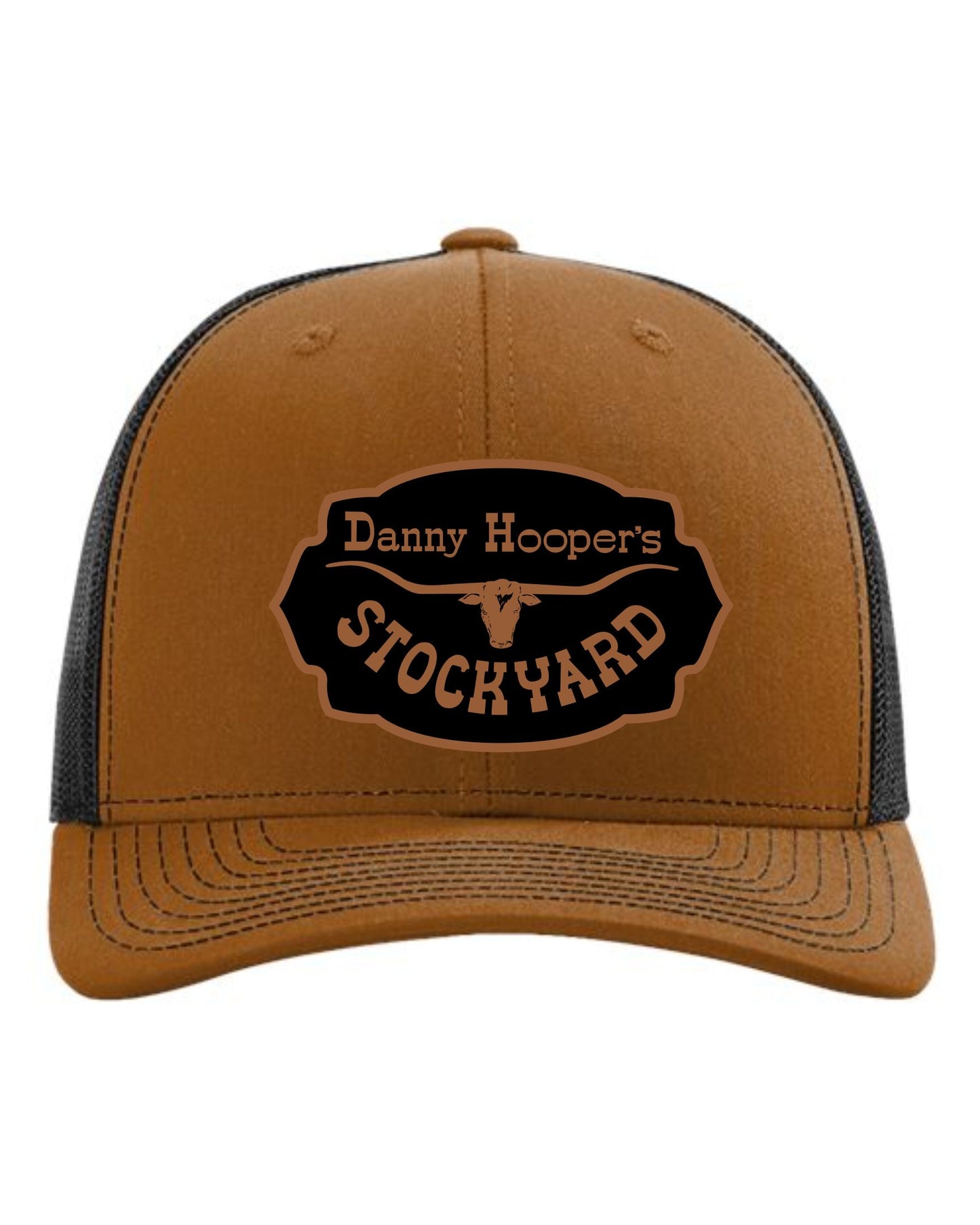 Stockyard Snapback Hat with Leather Patch Logo
